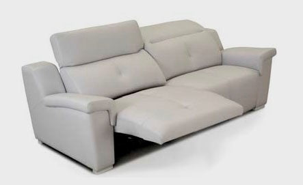Sofá de diseño 2 asientos relax modelo IZZARA en piel