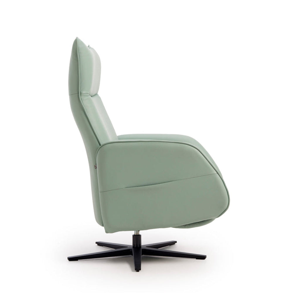 Sillón Relax pie de aspas modelo PHILLY Tapizado en Piel