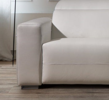 Sofá relax de 3 asientos modelo RUGGIANI en piel