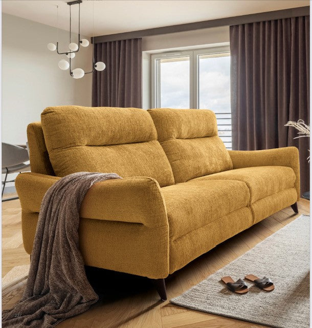 Sofá de diseño y fondo reducido modelo TAORMINA con asientos relax