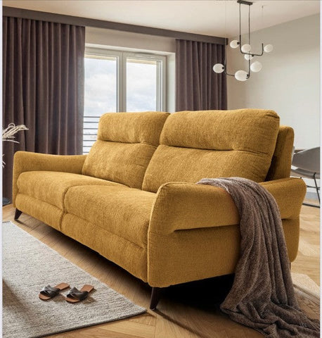 Sofá de diseño y fondo reducido modelo TAORMINA con asientos relax