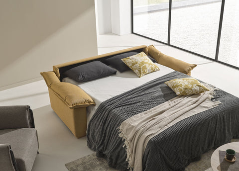 Sofá cama de diseño con sistema Italiano modelo SILENCE
