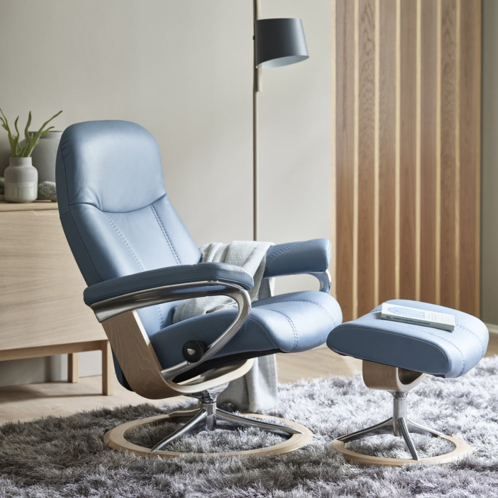 Sillón modelo CONSUL Signature Plus™ System BalanceAdapt™ en piel Paloma