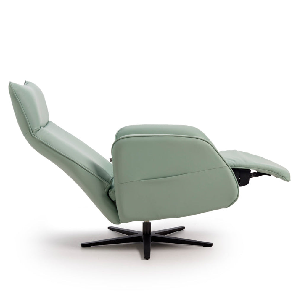Sillón Relax pie de aspas modelo PHILLY Tapizado en Piel
