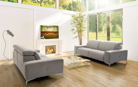 Sofa relax de diseño modelo LAGOH con cabezales electricos