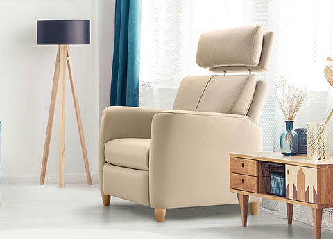 butaca relax motorizada modelo CAPRICE en piel sofas online madrid SIDIVANI tienda sofas a medida personalizables confort alta calidad