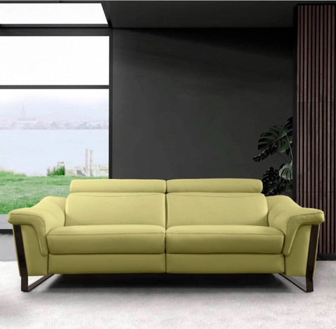 Sofá de diseño modelo COPPOLA tapizado en piel