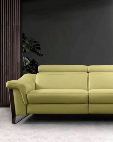 Sofá relax de diseño modelo COPPOLA tapizado en piel