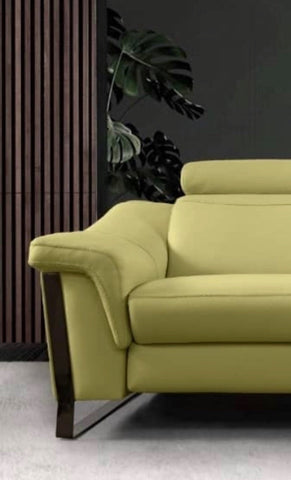 Sofá relax de diseño modelo COPPOLA tapizado en piel