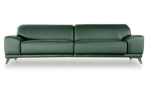 Sofá con asientos deslizantes motor modelo GIACOMETTI en piel luxe