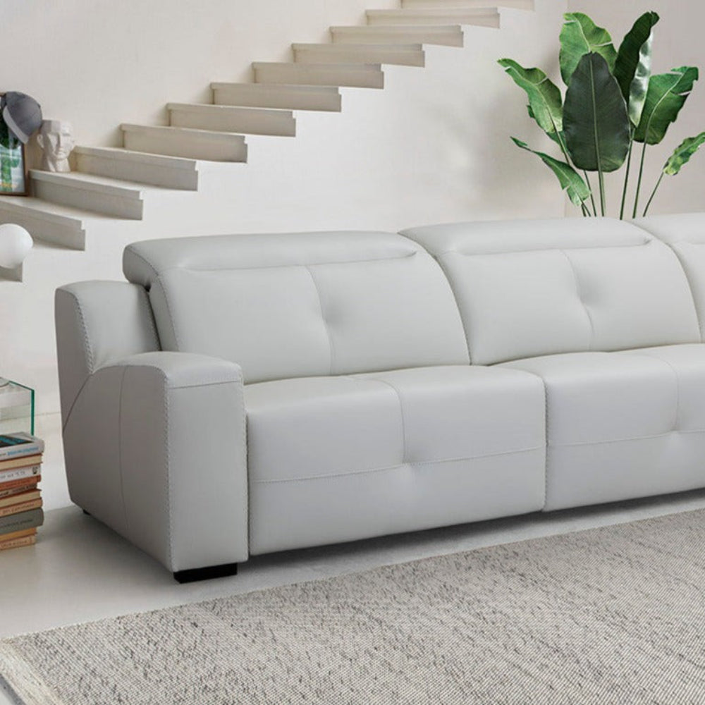 Rinconera modelo TRESOR con 2 asientos relax Tapizado en Piel